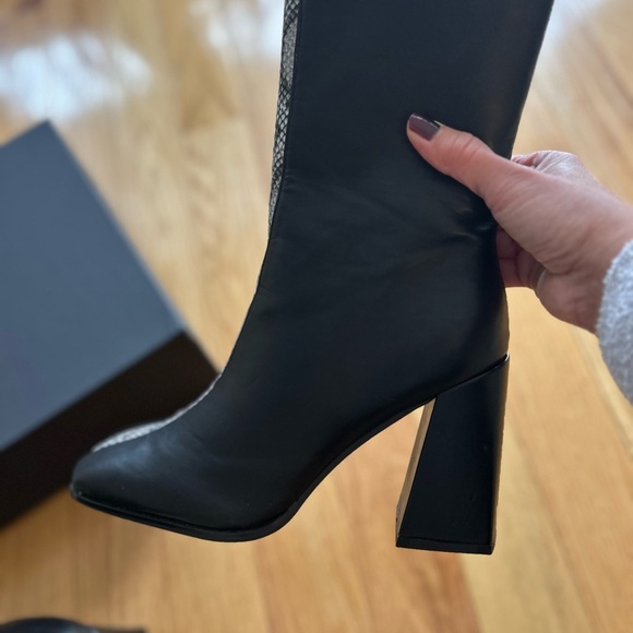 Gabrielle Union Snake Inset Bootie - Picture 3 of 6